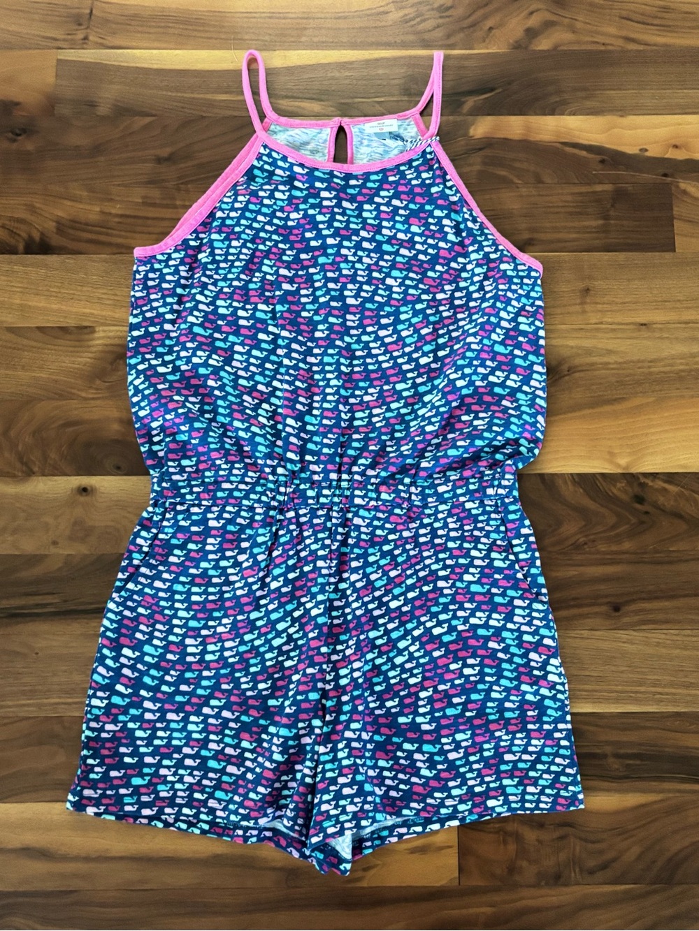 NWT Vineyard Vines for Target Girls Whale Print Romper XL (14/16) Summer - Picture 2 of 4